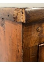 Chest of drawers - antique bow front chest of five drawers