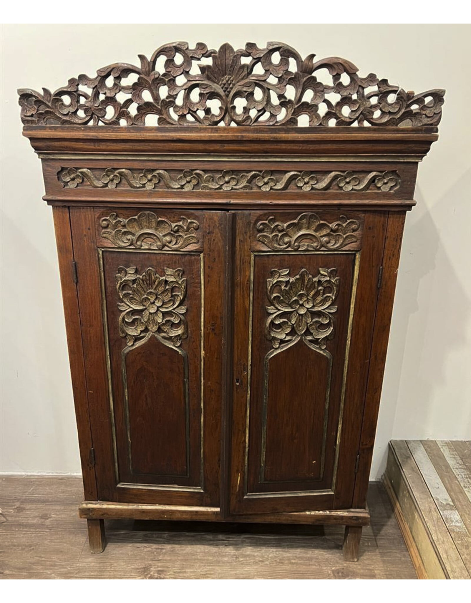 Cabinet - intricately carved, two doors