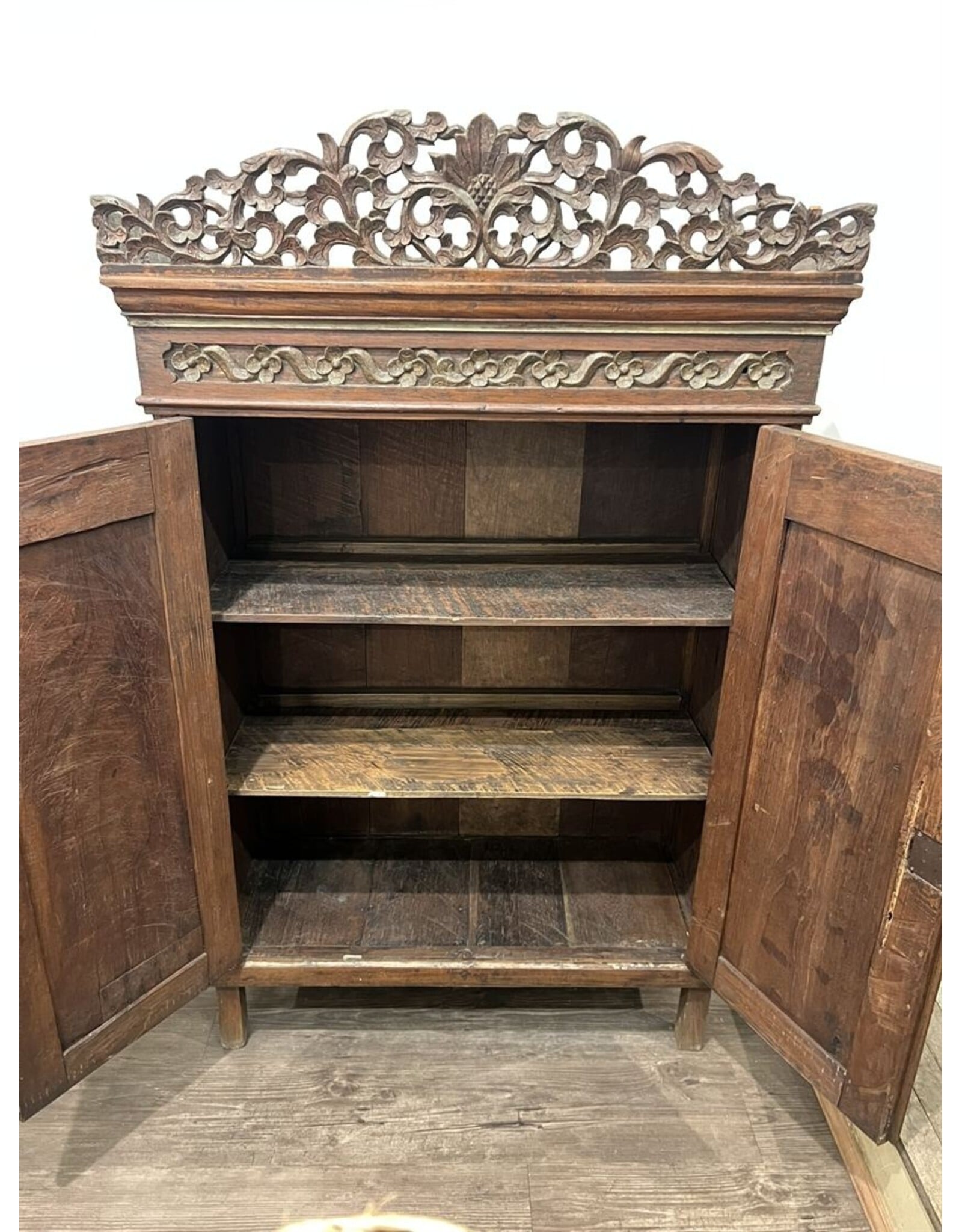 Cabinet - intricately carved, two doors