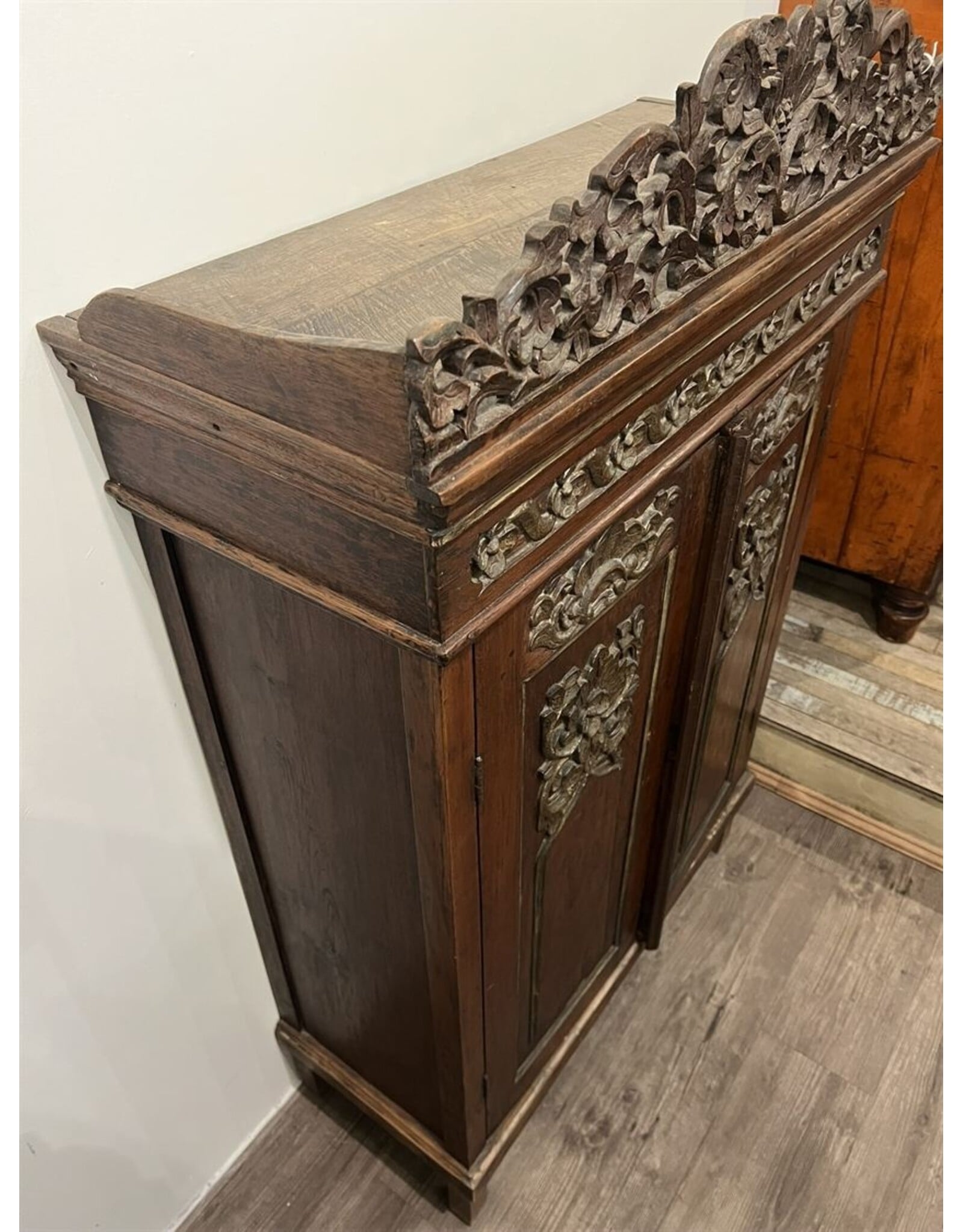 Cabinet - intricately carved, two doors