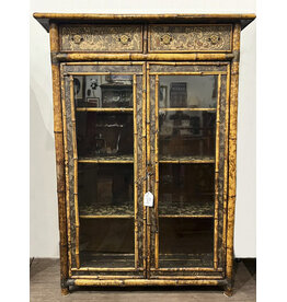 Victorian bookcase cabinet