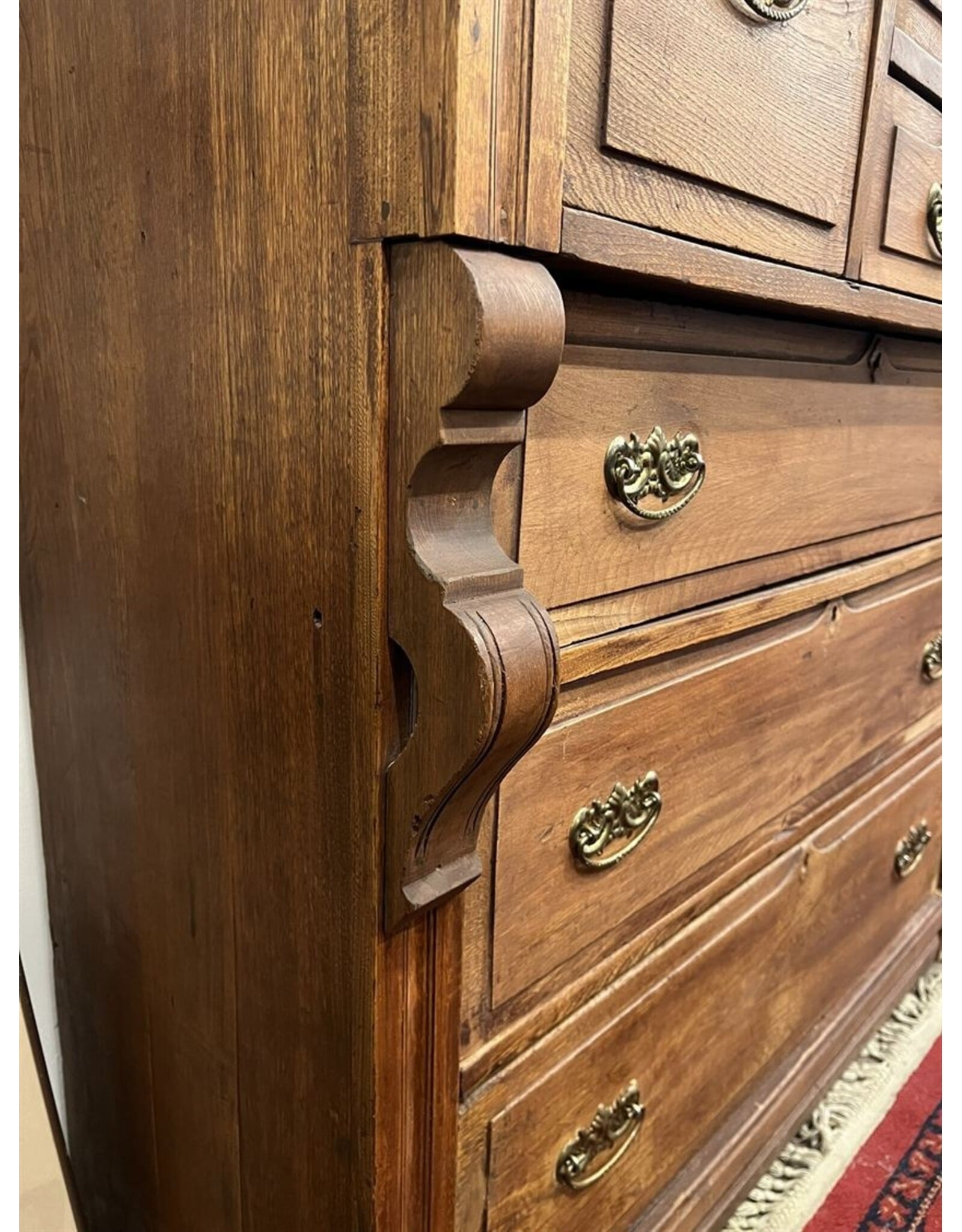 Dresser - seven drawer, oak