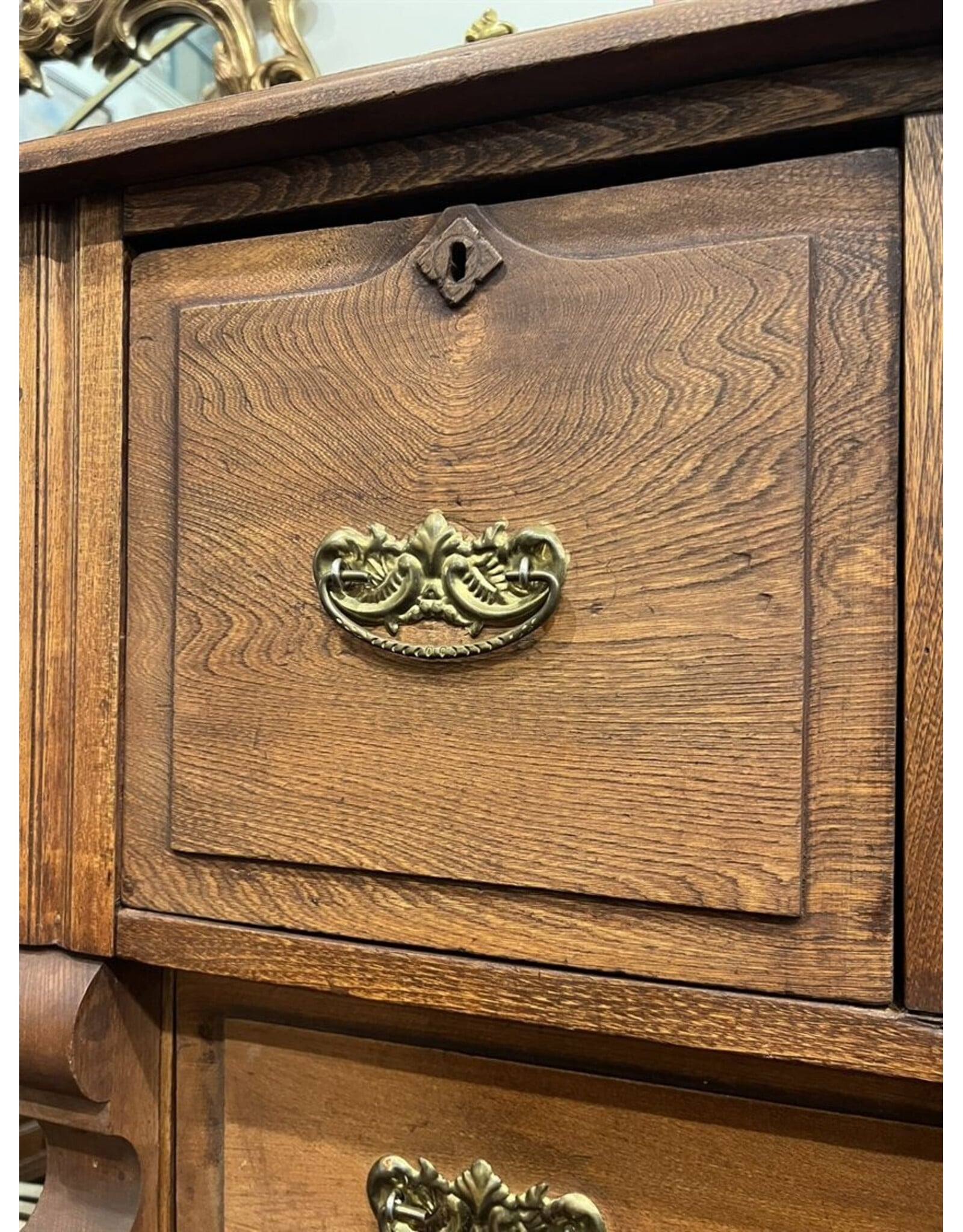 Dresser - seven drawer, oak