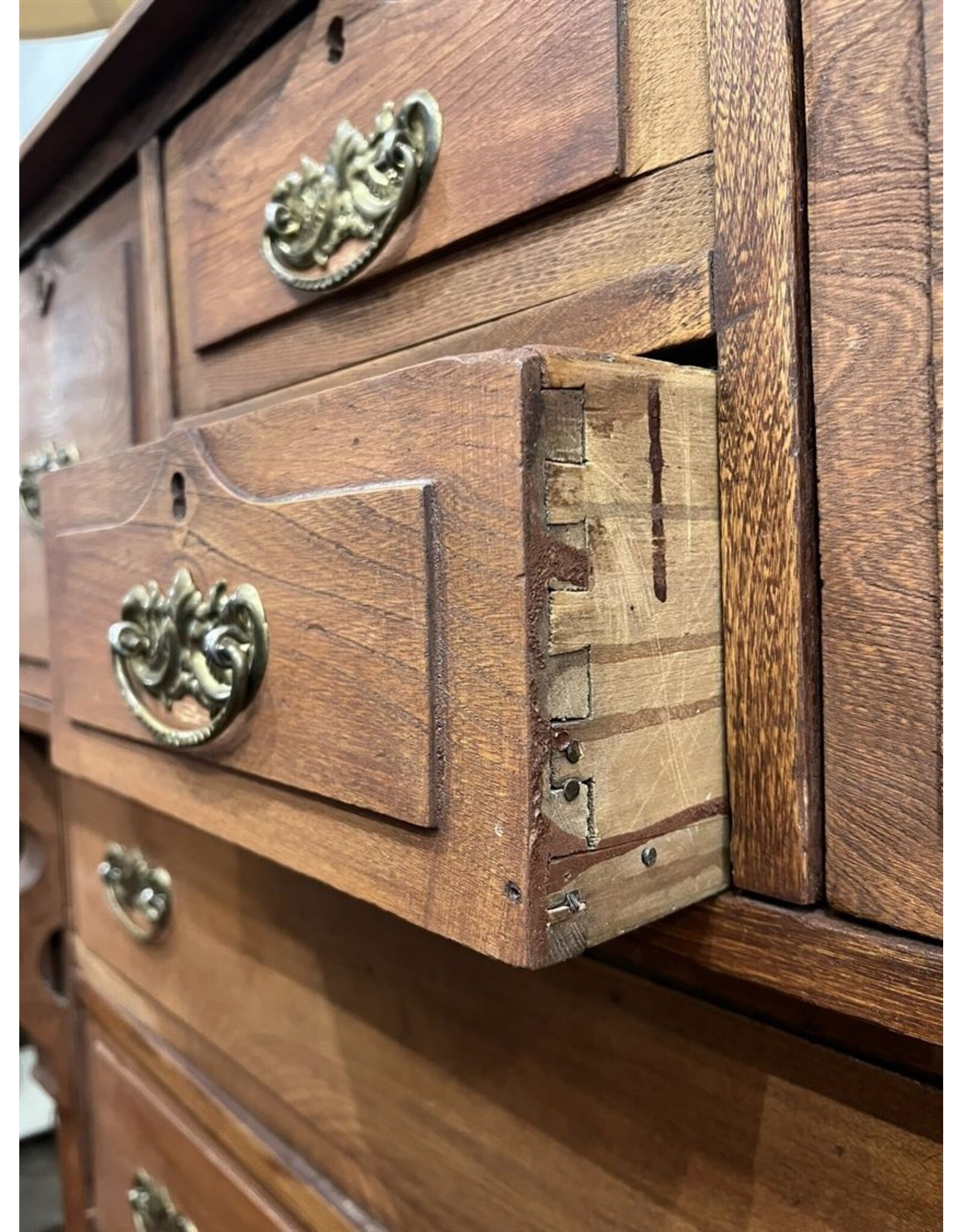 Dresser - seven drawer, oak