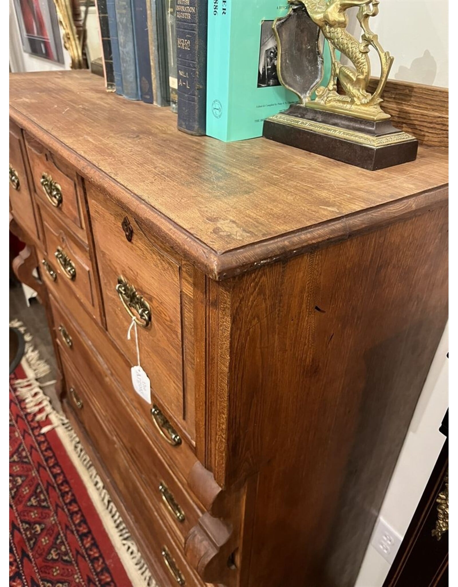 Dresser - seven drawer, oak