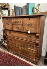 Dresser - seven drawer, oak