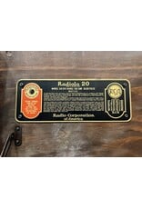 Radio - RCA Radiola 20 vacuum tube radio receiver