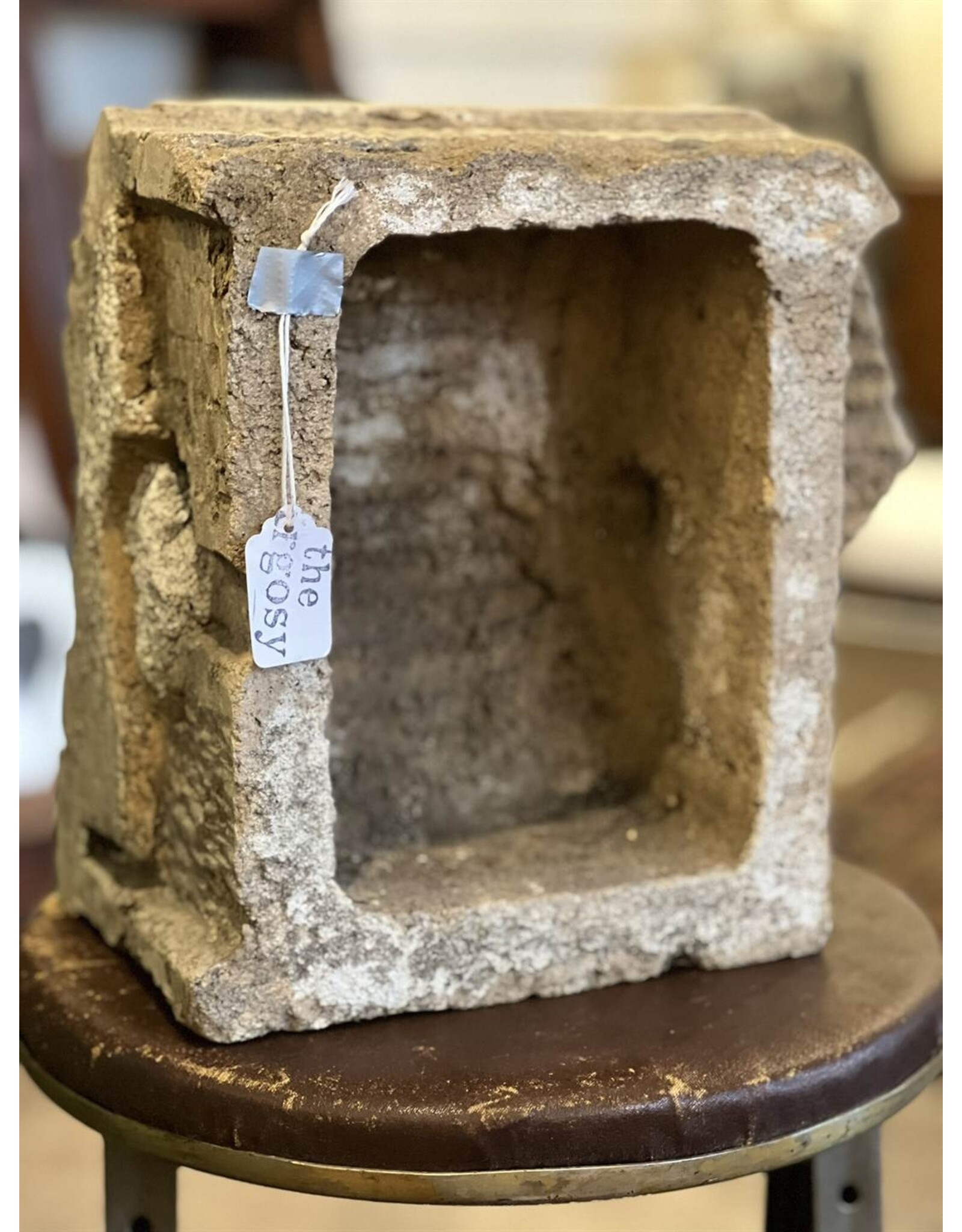captial salvaged from building in Chicago