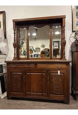 Sideboard - antique art nouveau style tall mirror back