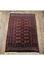 Carpet - Bokhara, gul, elephant's foot, 6'4" x 4'2"