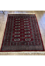 Carpet - Bokhara, gul, elephant's foot, 6'4" x 4'2"