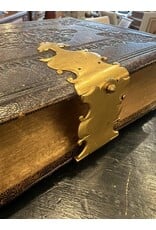 Holy Bible - 1846 edition, King James, leather, brass clasp