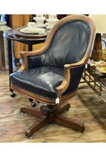 Chair - fabulous leather swivel desk chair