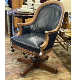 Leather desk chair