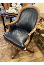 Chair - fabulous leather swivel desk chair