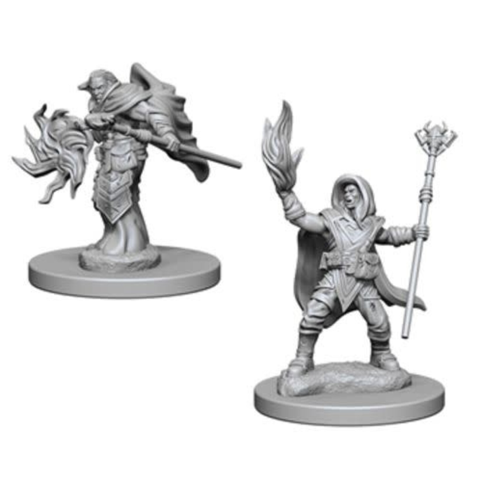 Wiz Kids Unpainted Miniatures: Elf Wizard Male - D&D - W02