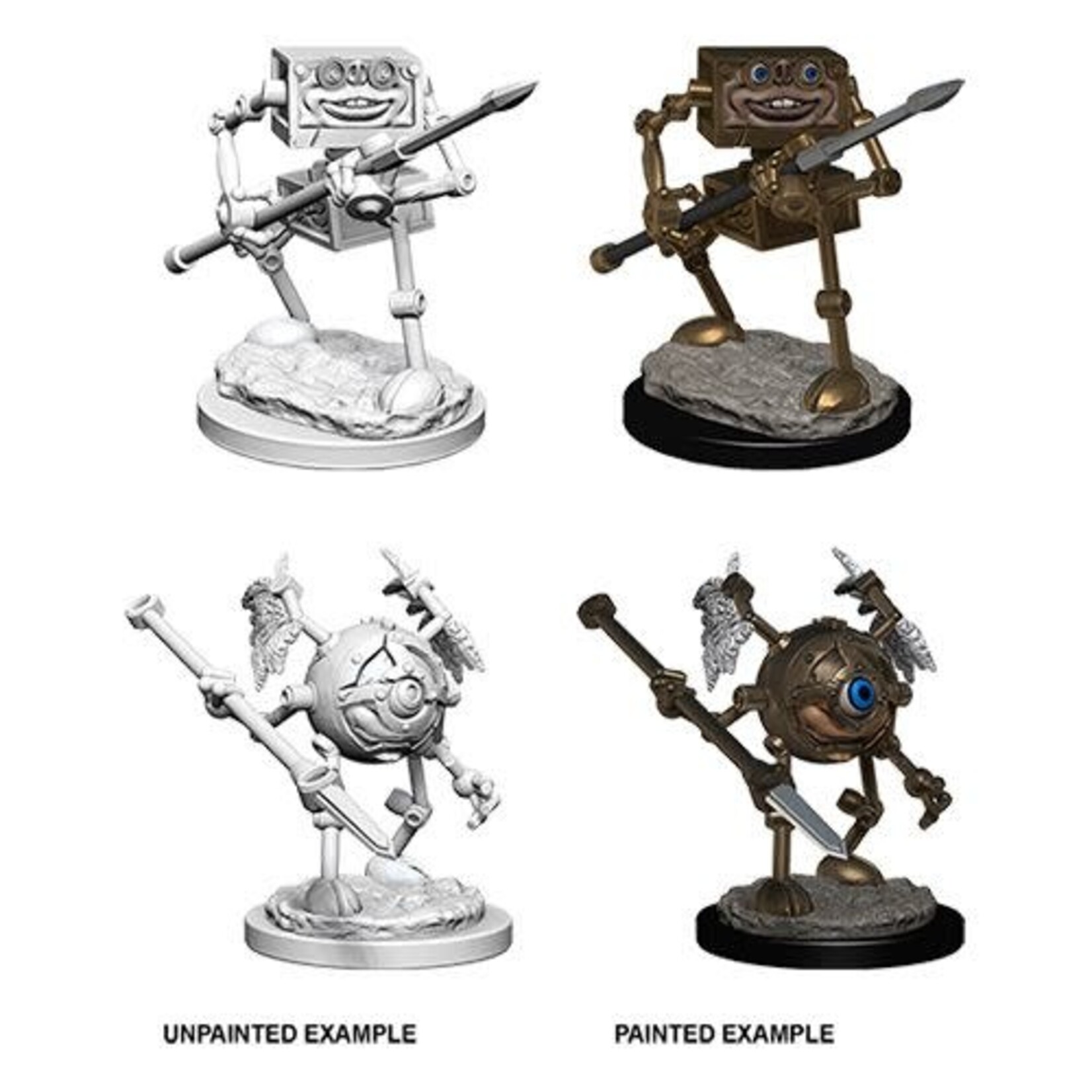 Wiz Kids Unpainted Miniatures: Monodrone & Duodrone - D&D - W06