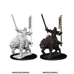 Wiz Kids Unpainted Miniatures: Orc on Dire Wolf - PF - W07
