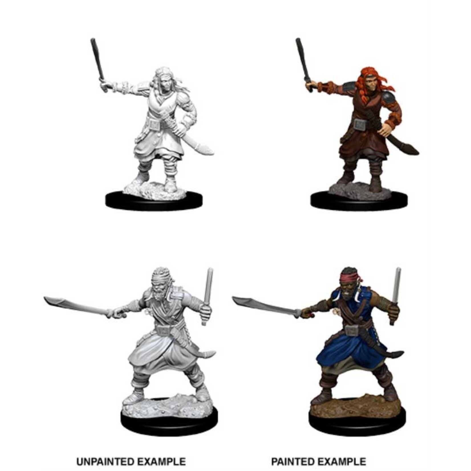 Wiz Kids Unpainted Miniatures: Bandits - D&D - W08