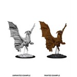 Wiz Kids Unpainted Miniatures: Young Copper Dragon - D&D - W08