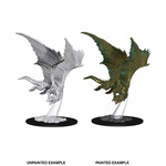 Wiz Kids Unpainted Miniatures: Young Bronze Dragon - D&D - W09