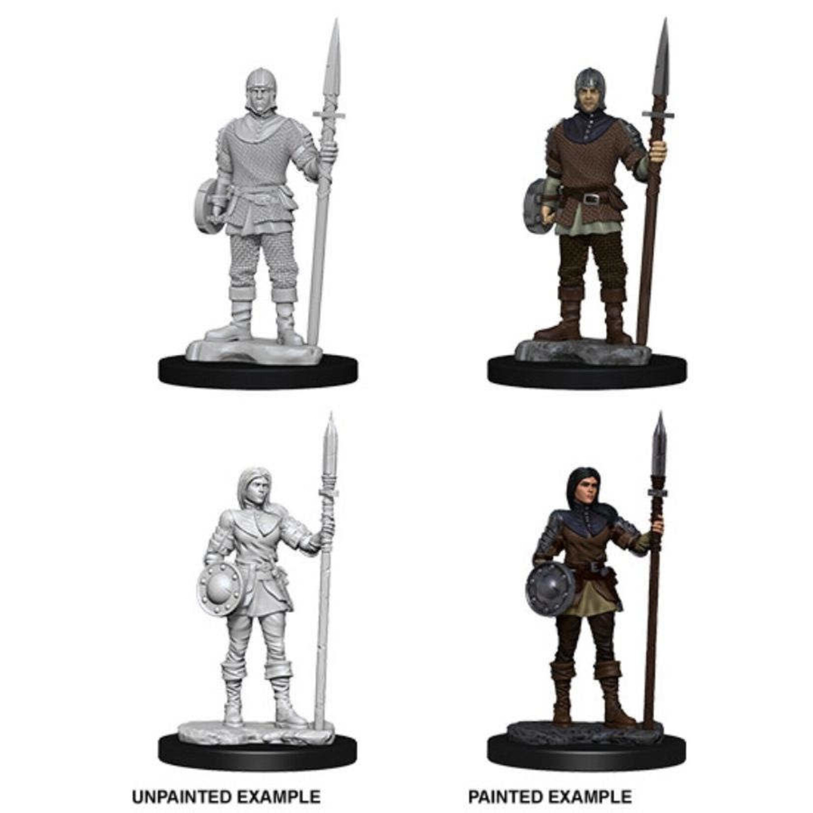 Wiz Kids Unpainted Miniatures: Guards - DC - W10