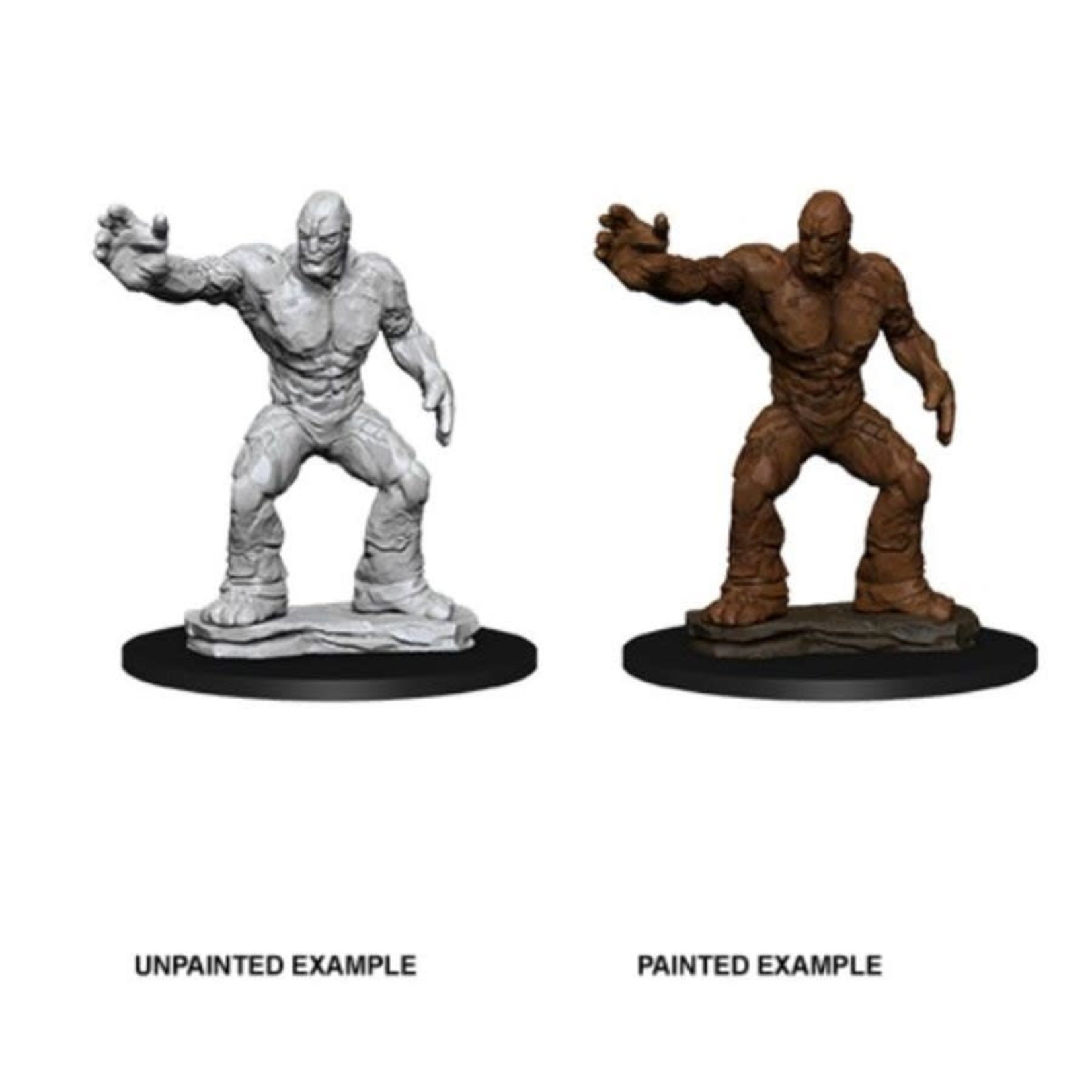 Wiz Kids Unpainted Miniatures: Clay Golem - D&D - W10