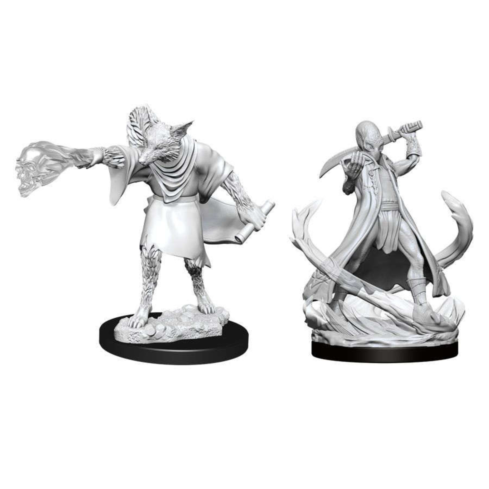 Wiz Kids Unpainted Miniatures: Arcanaloth and Ultroloth - D&D - W11
