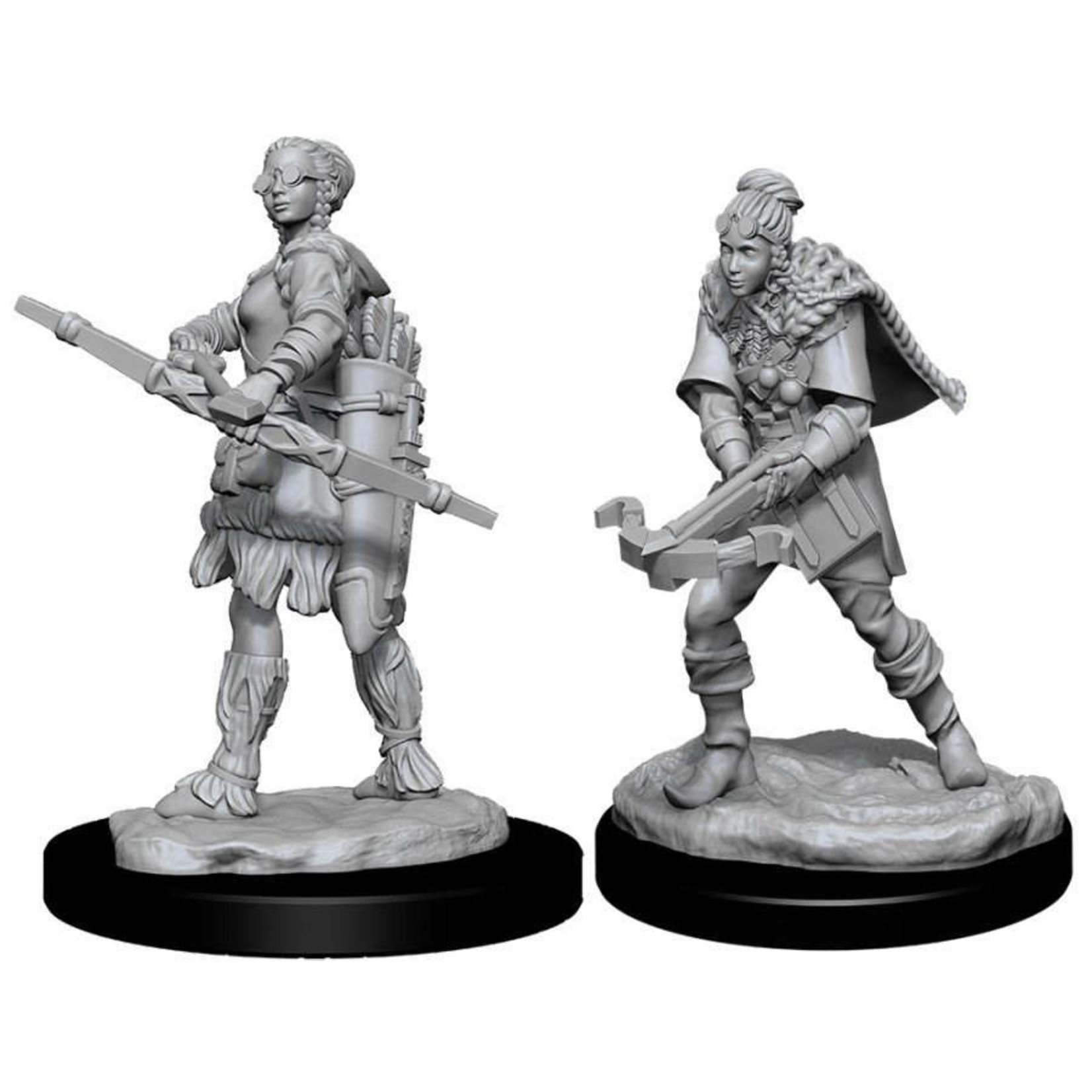 Wiz Kids Unpainted Miniatures: Human Ranger Female - D&D - W11