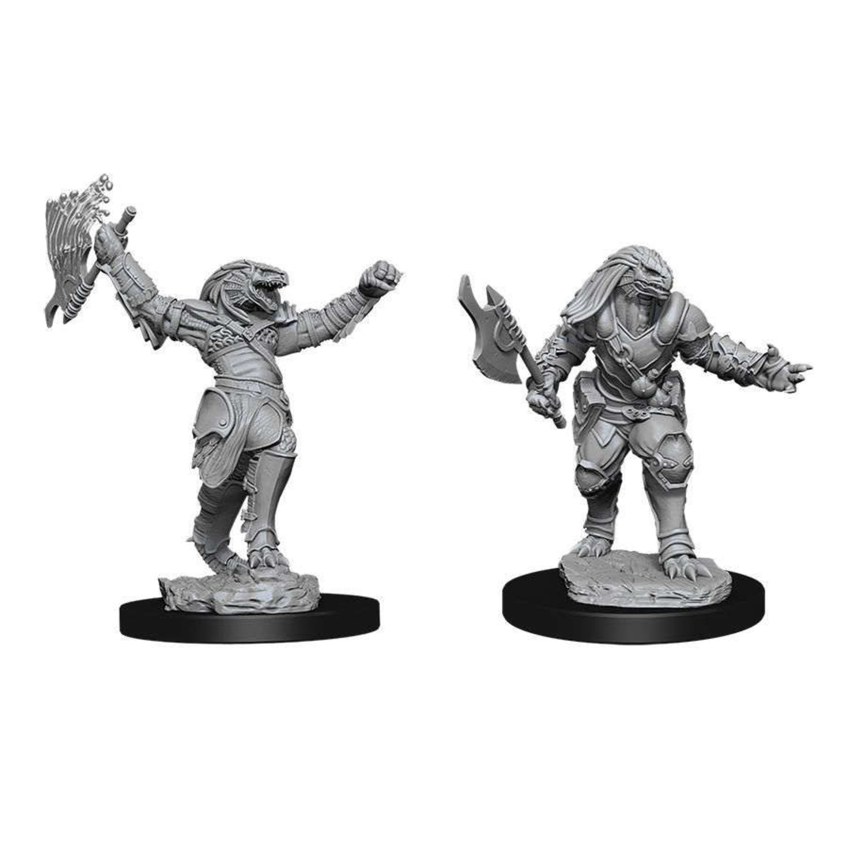 Wiz Kids Unpainted Miniatures: Dragonborn Fighter Female - D&D - W11