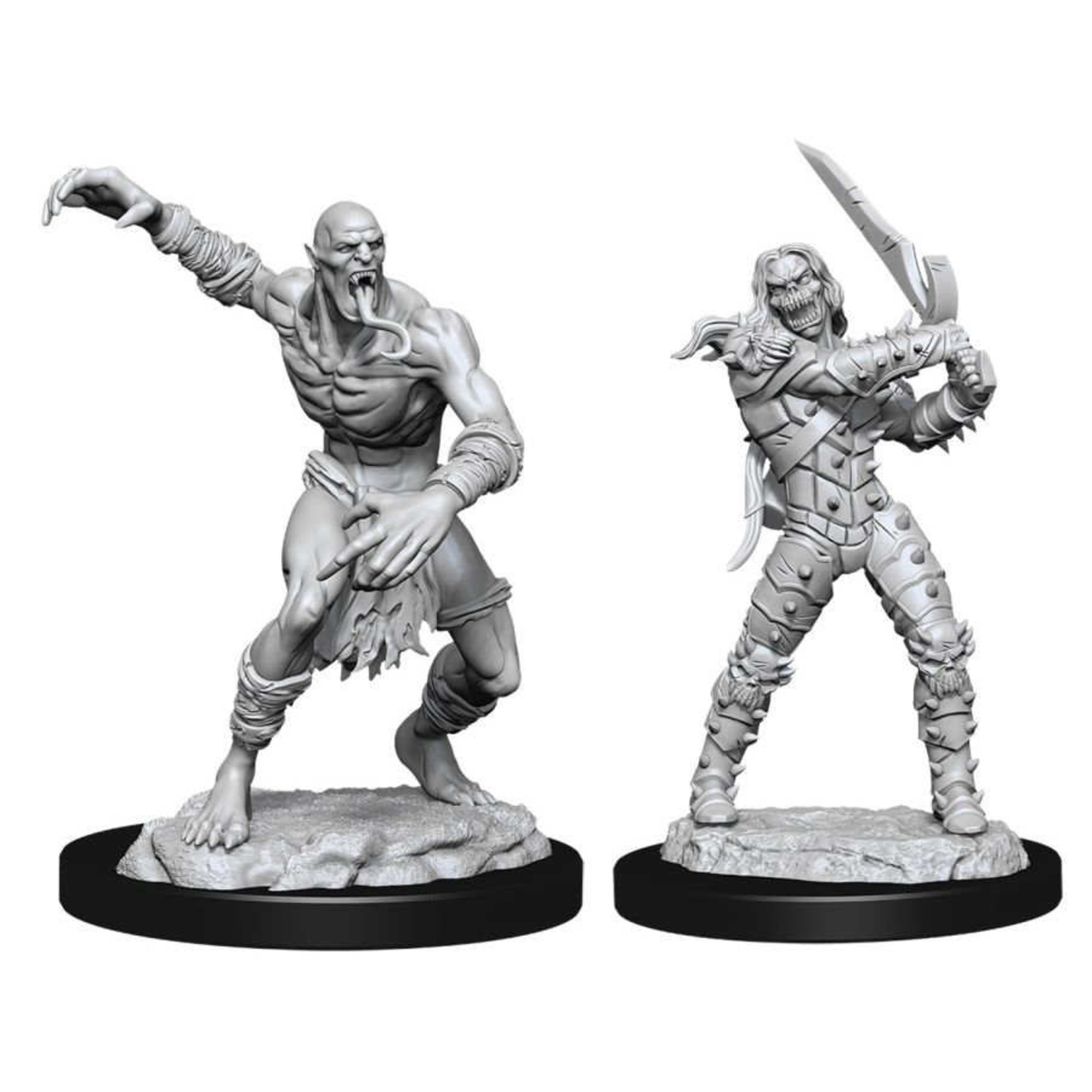 Wiz Kids Unpainted Miniatures: Wight and Ghast - D&D - W11