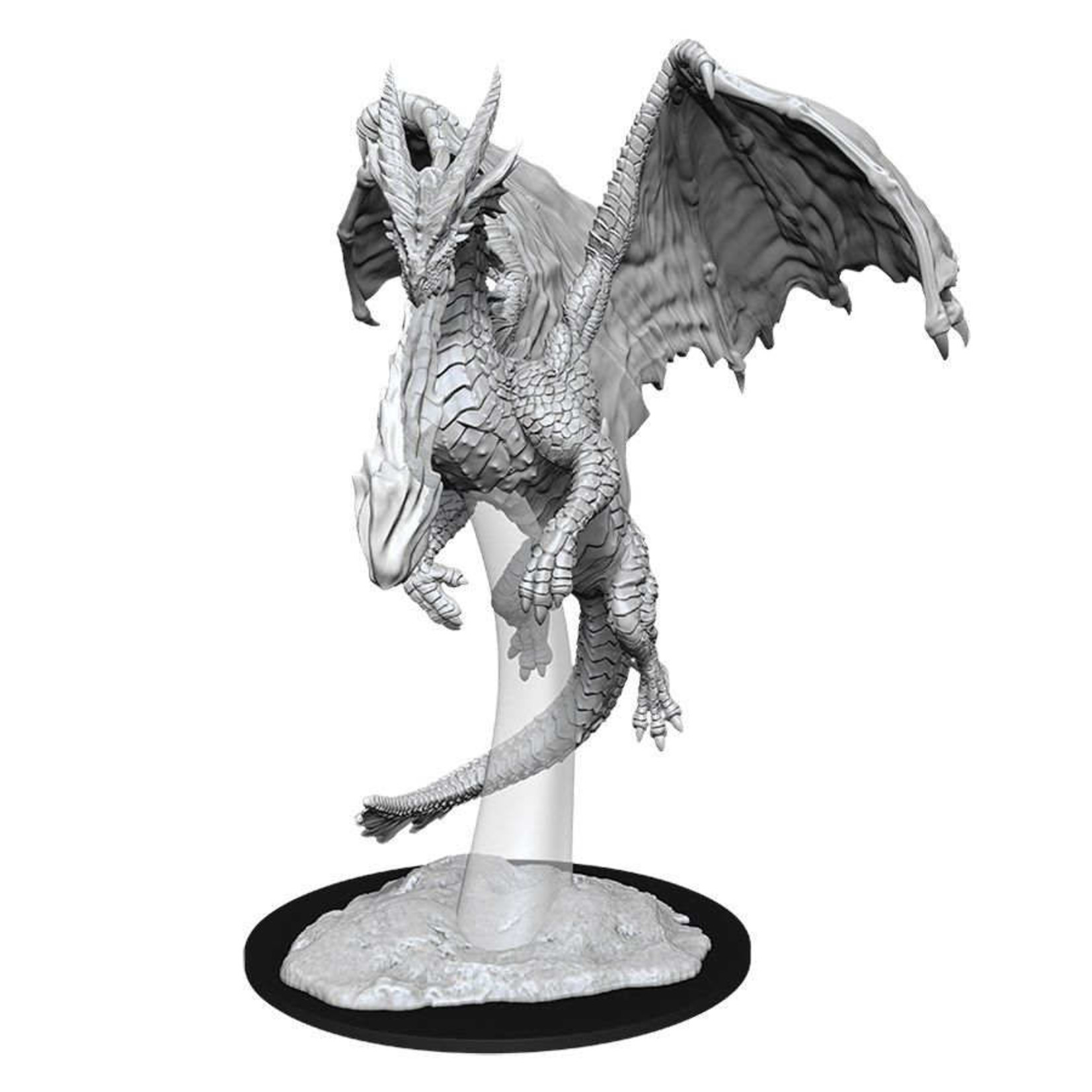 Wiz Kids Unpainted Miniatures: Young Red Dragon - D&D - W11