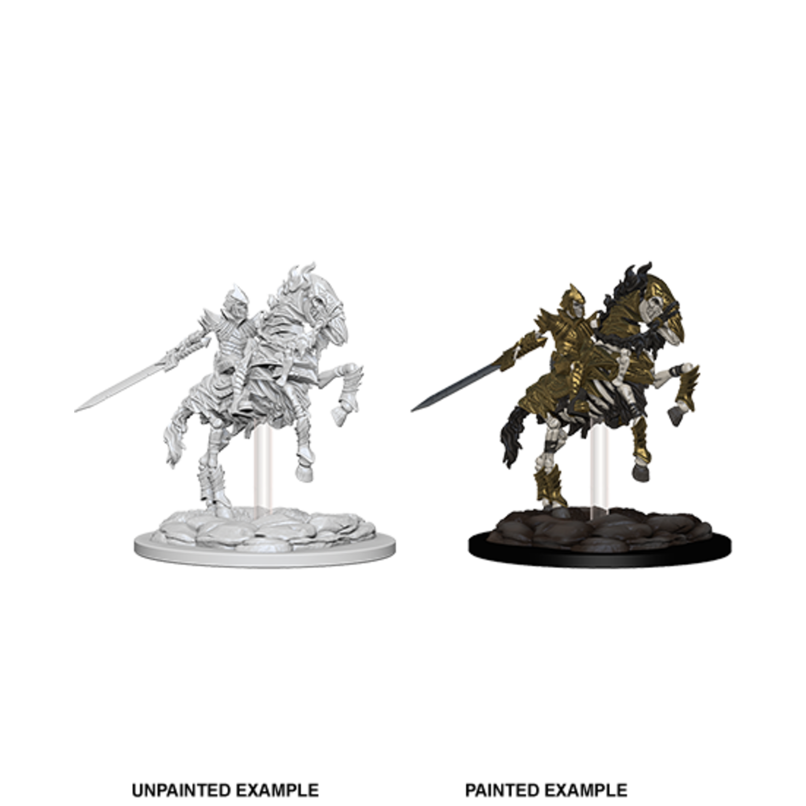 Wiz Kids Unpainted Miniatures: Skeleton Knight on Horse - PF - W05