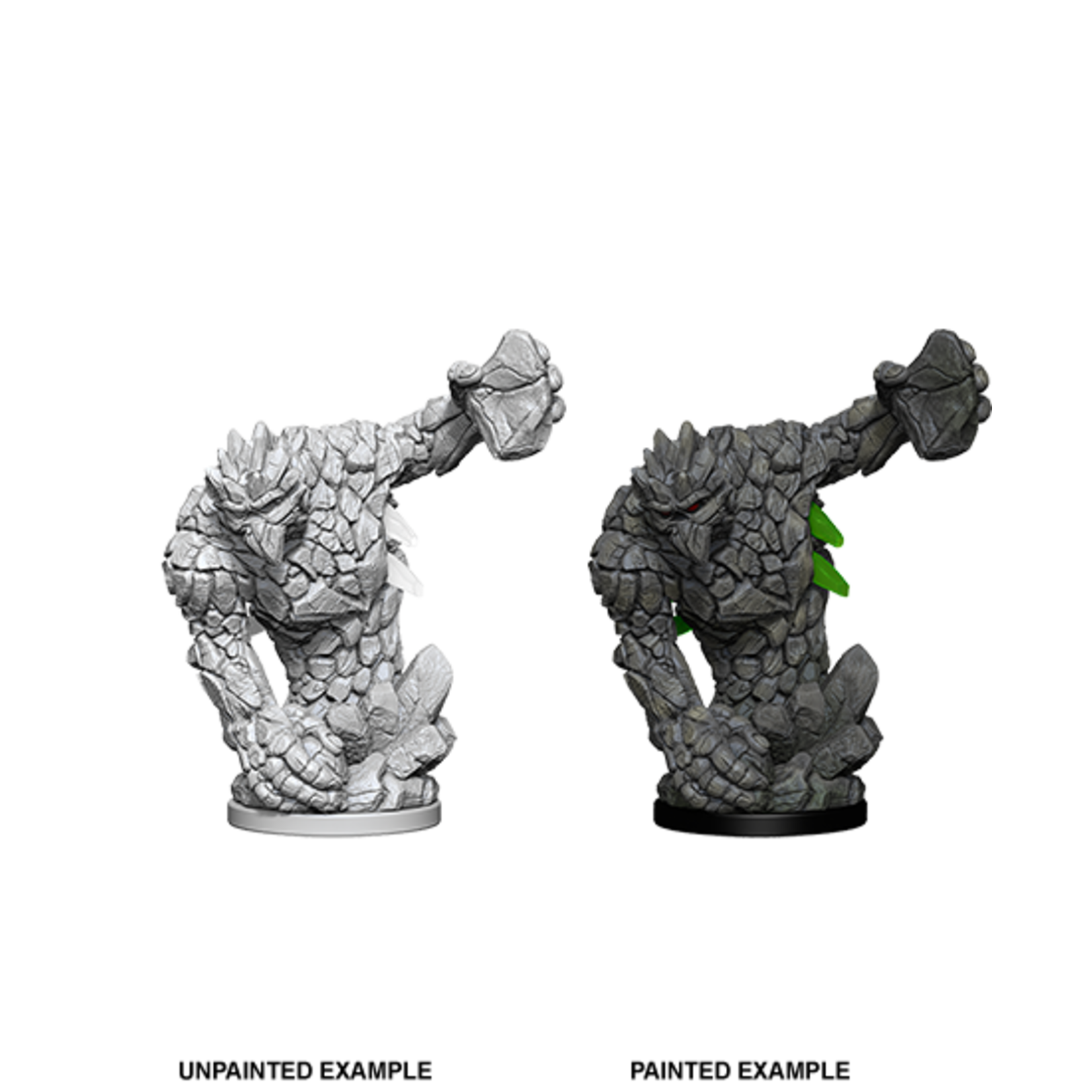 Wiz Kids Unpainted Miniatures: Medium Earth Elemental - PF - W05