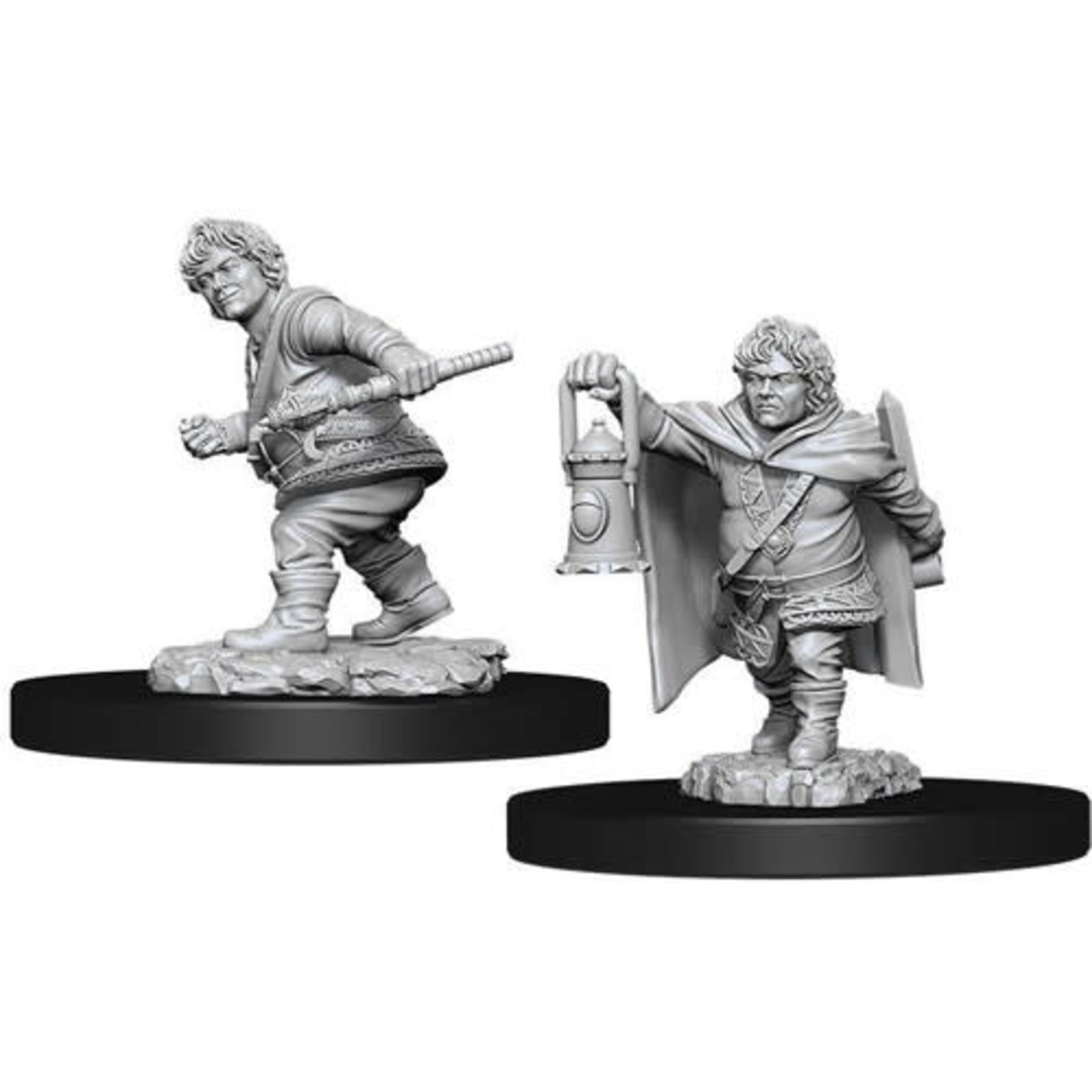 Wiz Kids Unpainted Miniatures: Halfling Rogue Male - D&D - W11