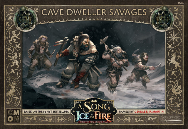 A Song Of Ice Fire Tabletop Miniatures Game Free Folk Cave Dweller Savages Unit Box Phoenix Fire Games - savages savages song roblox