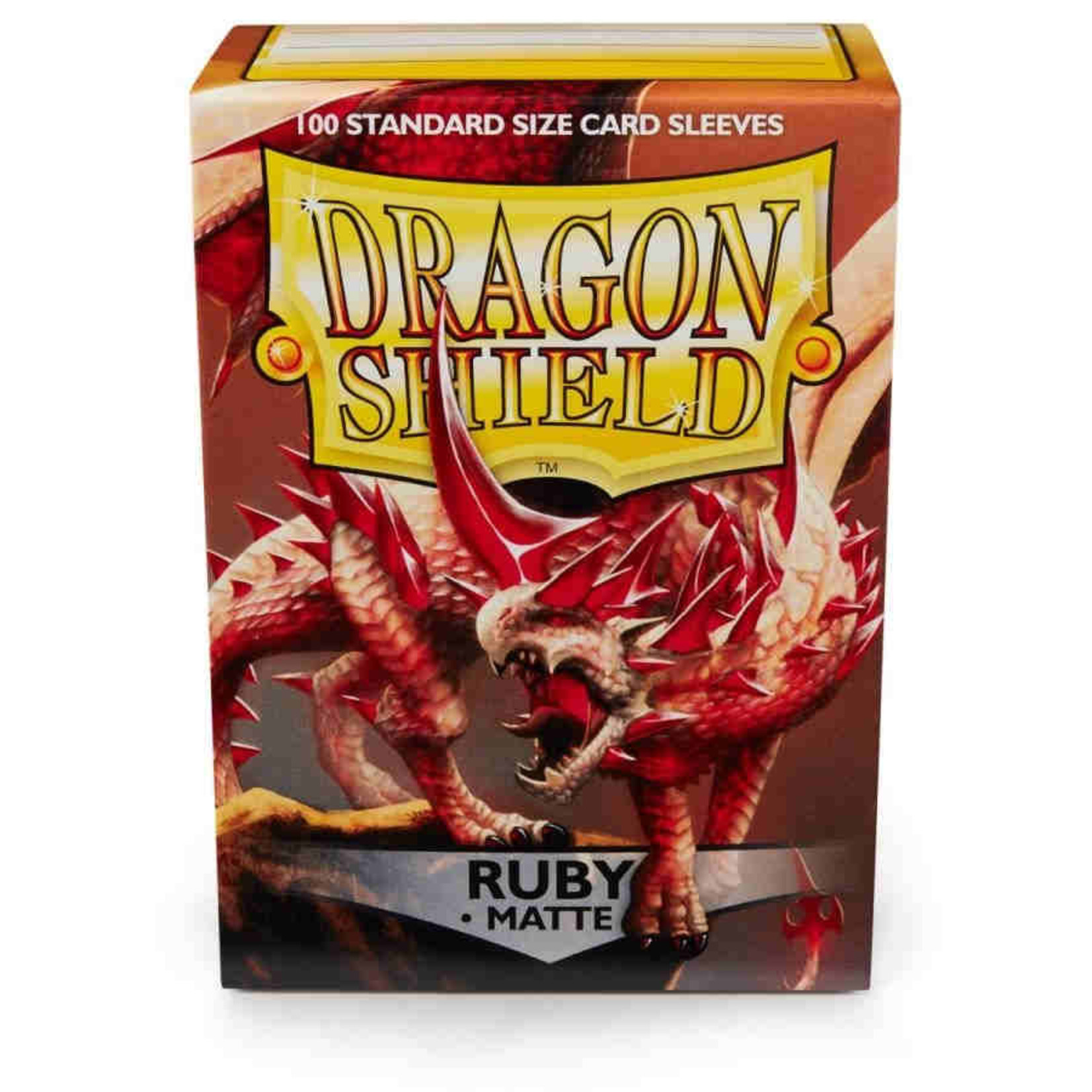 Arcane Tinmen Dragon Shield: (100) Matte Ruby