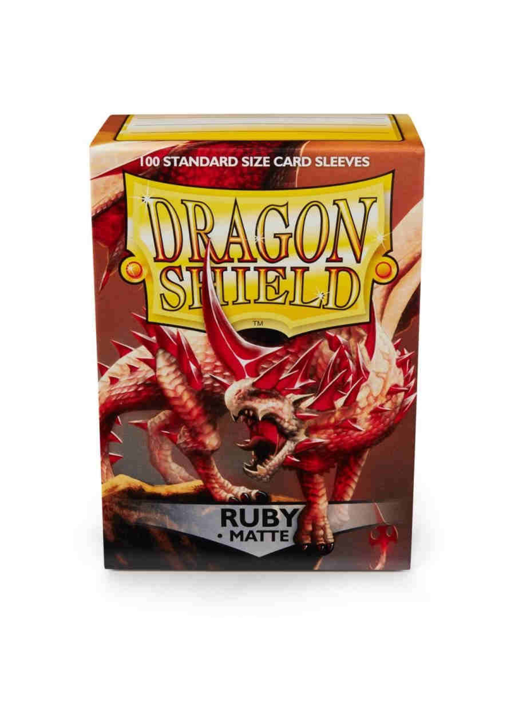 Arcane Tinmen Dragon Shield: (100) Matte Ruby