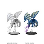 Wiz Kids Unpainted Miniatures: Young Blue Dragon - D&D - W08