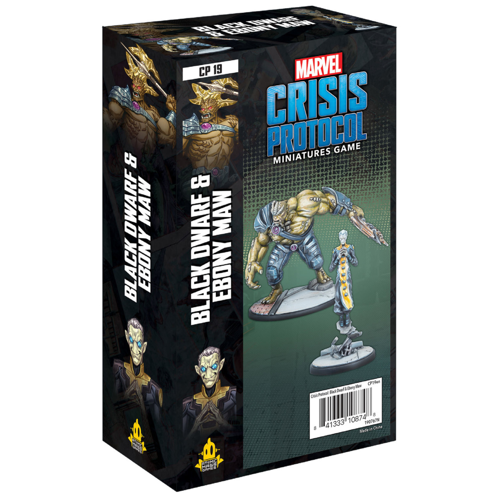 Atomic Mass Games Marvel: Crisis Protocol - Black Dwarf & Ebony Maw (Discontinued)