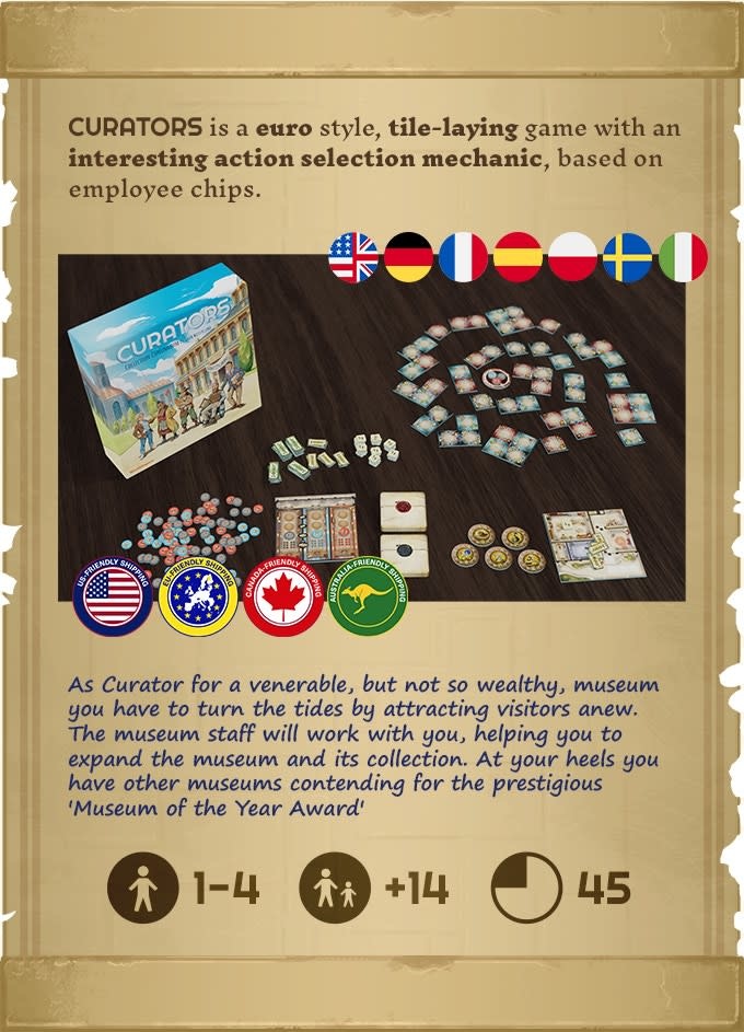 Curators (Kickstarter Base Game + Premium Chip Upgrade) Phoenix Fire