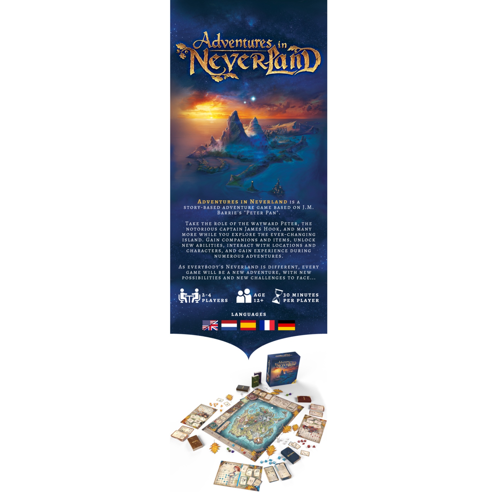 Black Box Adventures Adventures in Neverland Deluxe Kickstarter Edition (PREORDER)