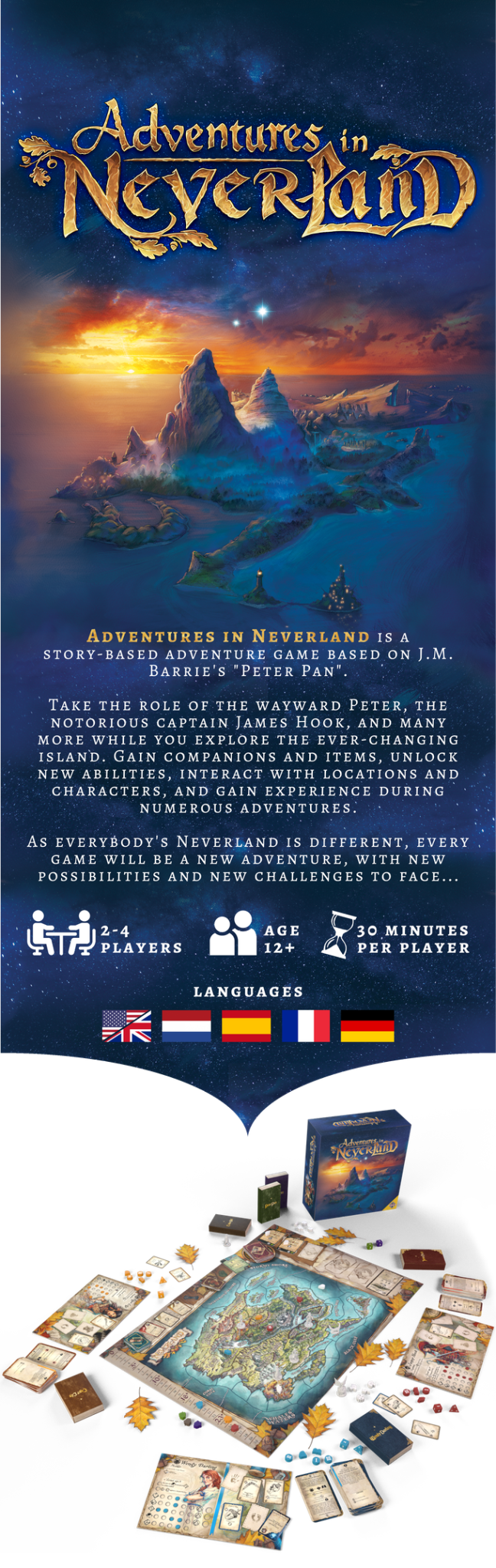 Adventures in Neverland Deluxe Kickstarter Edition Phoenix Fire Games