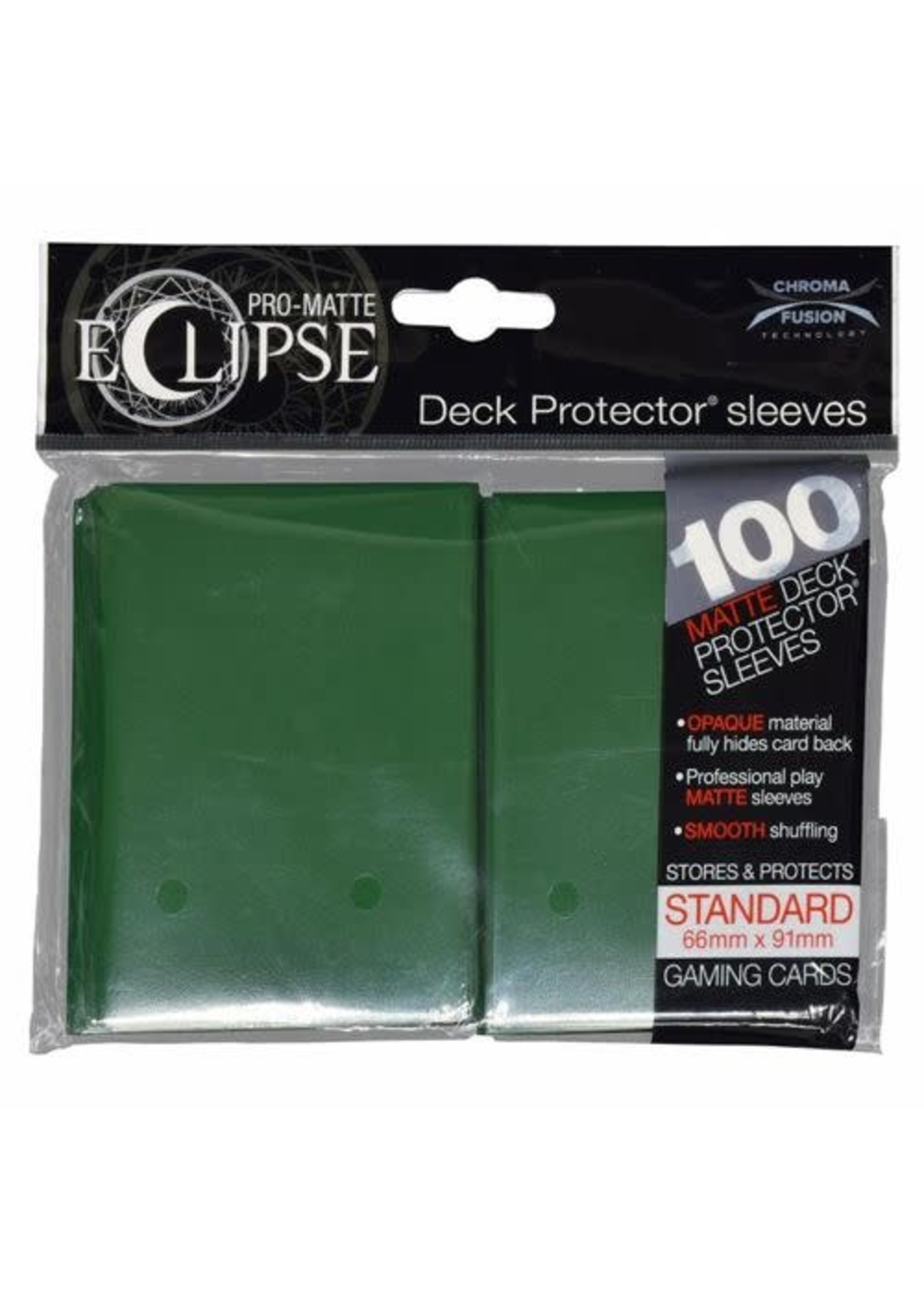 Ultra Pro 100ct Eclipse Pro-Matte Forest Green Standard Deck Protectors