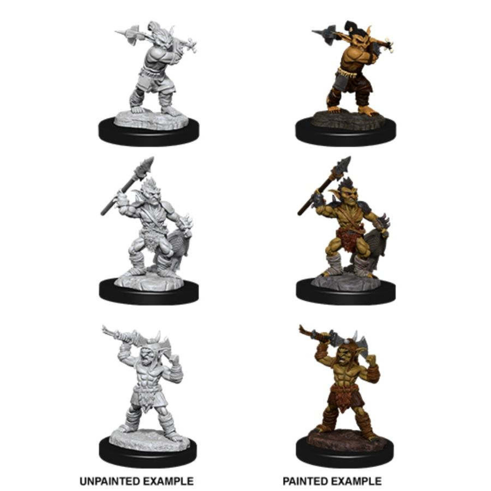 Wiz Kids Unpainted Miniatures: Goblins & Goblin Boss - D&D - W12