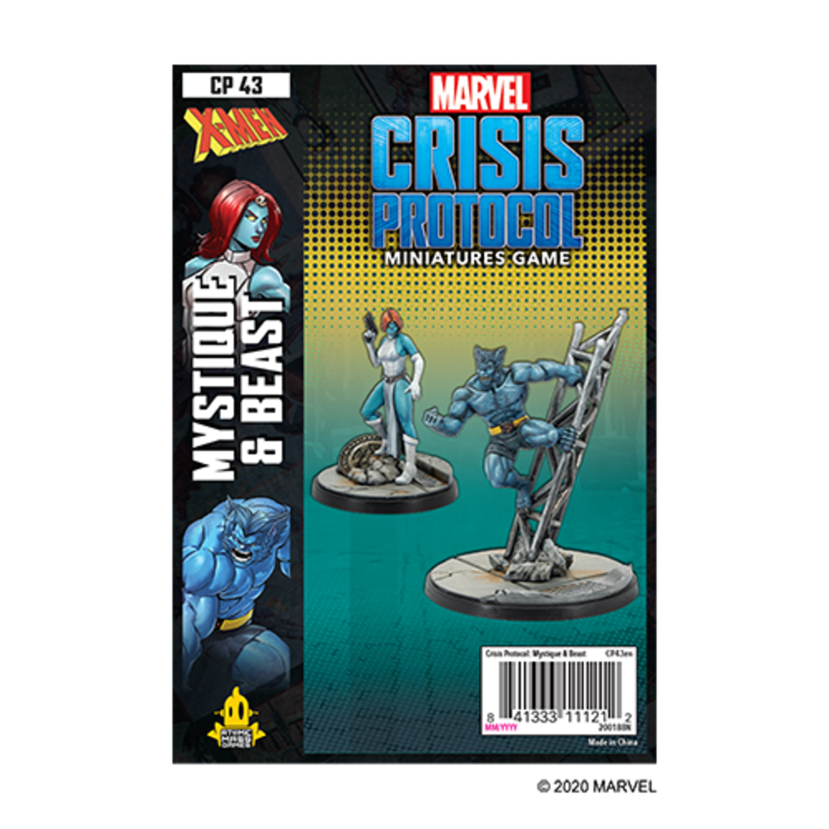 Atomic Mass Games Marvel: Crisis Protocol - Mystique & Beast (Discontinued)