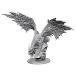 Wiz Kids Unpainted Miniatures: Silver Dragon - PF - W12.5