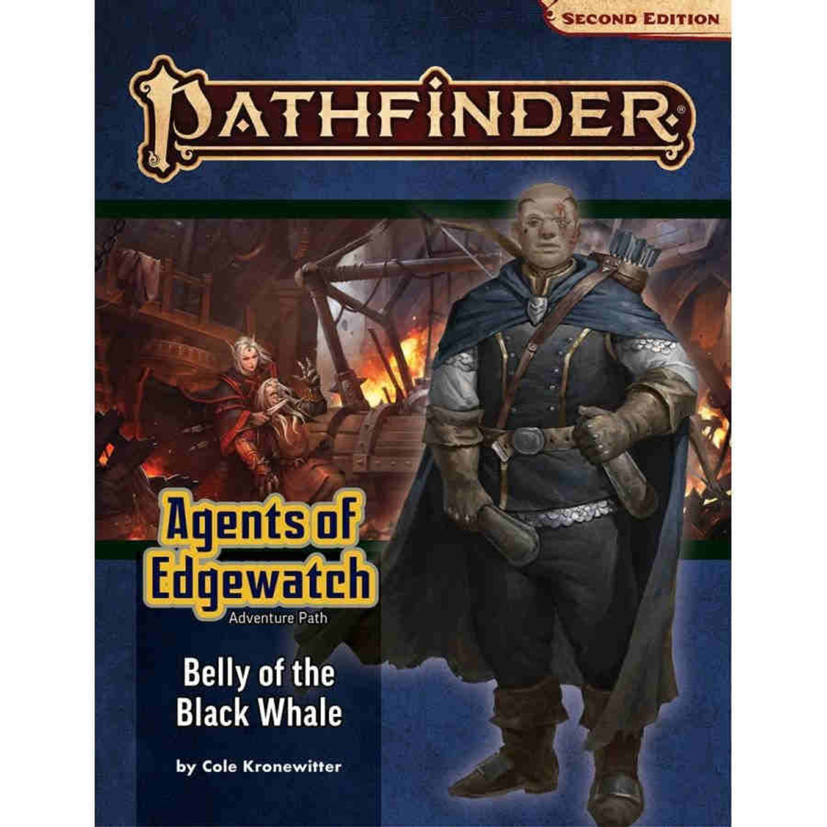 Paizo Pathfinder - Second Edition Adventure Path:  Belly of the Black Whale (Agents of Edgewatch 5 of 6)