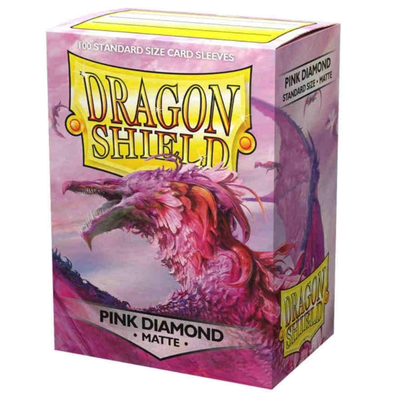 Arcane Tinmen Dragon Shield: (100) Matte Pink Diamond