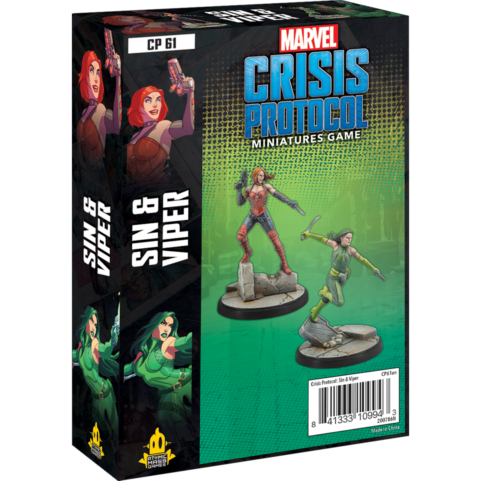 Atomic Mass Games Marvel: Crisis Protocol - Sin & Viper